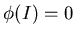 $\phi(I)=0$