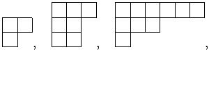 % latex2html id marker 760
$\displaystyle \yng(2,1),\quad \yng (3,2,2),\quad \yng (6,3,1),$