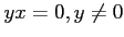 % latex2html id marker 1425
$ yx=0, y\neq 0$