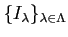 $ \{I_\lambda\}_{\lambda\in \Lambda}$