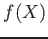 $ f(X)$