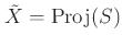 $ \tilde X=\operatorname{Proj}(S)$