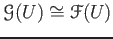 $\displaystyle \mathcal G(U)\cong \mathcal F(U)
$