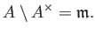 $\displaystyle A\setminus A^\times =\mathfrak{m}.
$